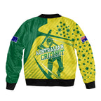 Australian Cricket Bomber Jacket Southern Cross Stars - Heritage Graphic