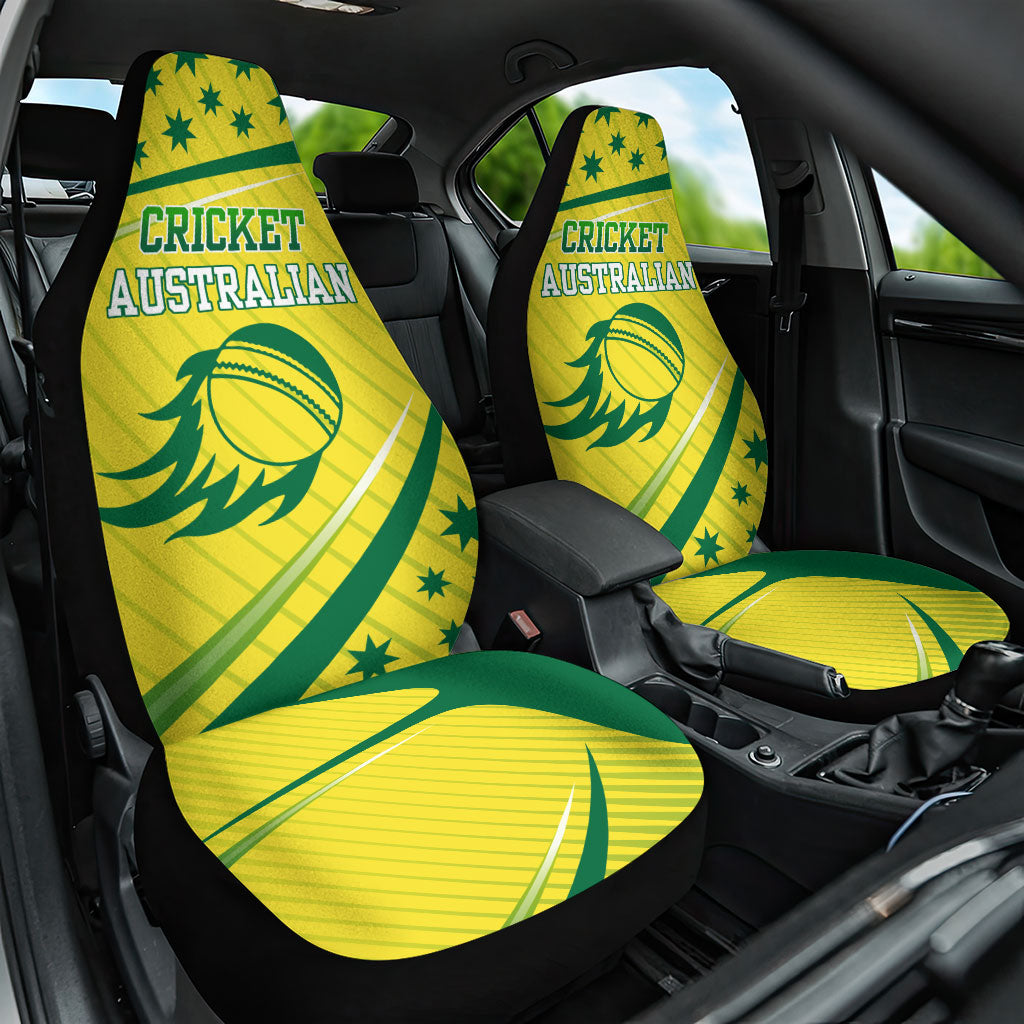Australian Cricket Car Seat Cover Southern Cross Stars - Heritage Graphic