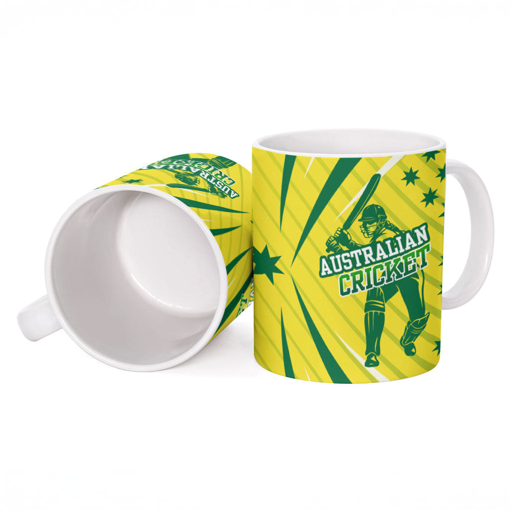 Australian Cricket Ceramic Mug Southern Cross Stars - Heritage Graphic
