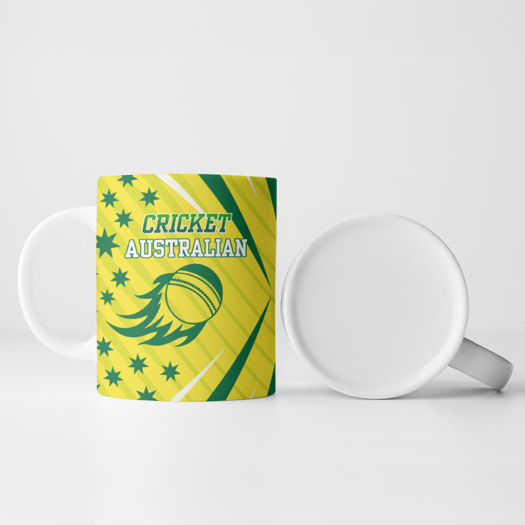 Australian Cricket Ceramic Mug Southern Cross Stars - Heritage Graphic