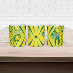 Australian Cricket Ceramic Mug Southern Cross Stars - Heritage Graphic