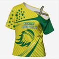 Australian Cricket Cross Shoulder Shirt Southern Cross Stars - Heritage Graphic
