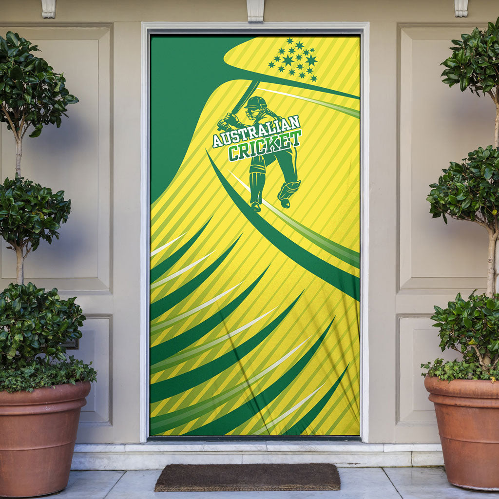Australian Cricket Door Cover Southern Cross Stars - Heritage Graphic