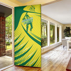 Australian Cricket Door Cover Southern Cross Stars - Heritage Graphic
