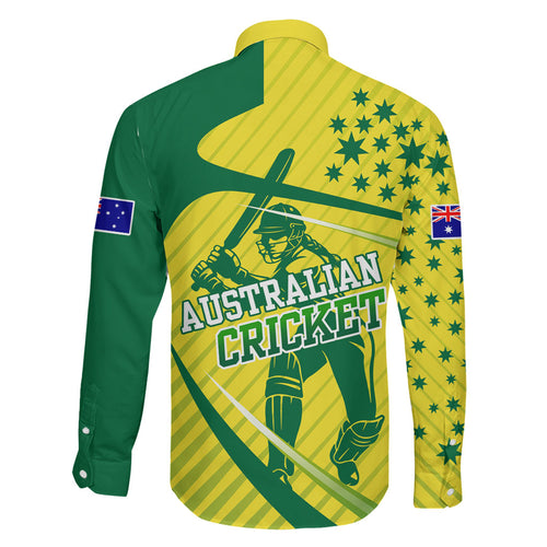 Australian Cricket Family Matching Mermaid Dress and Hawaiian Shirt Southern Cross Stars - Heritage Graphic