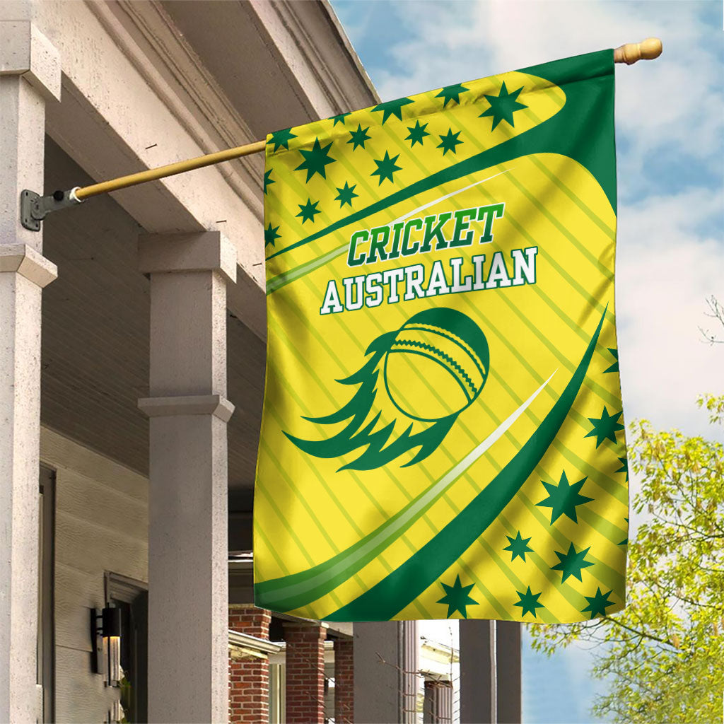 Australian Cricket Garden Flag Southern Cross Stars - Heritage Graphic