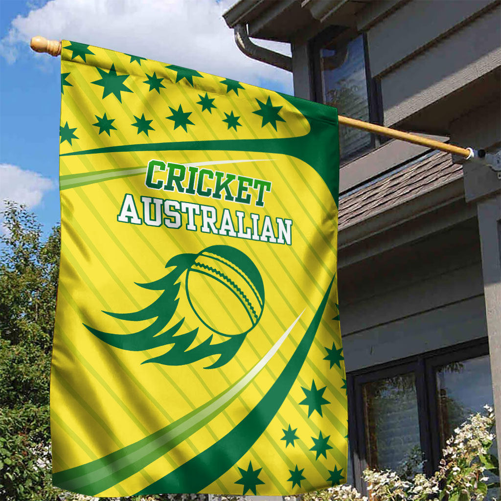 Australian Cricket Garden Flag Southern Cross Stars - Heritage Graphic