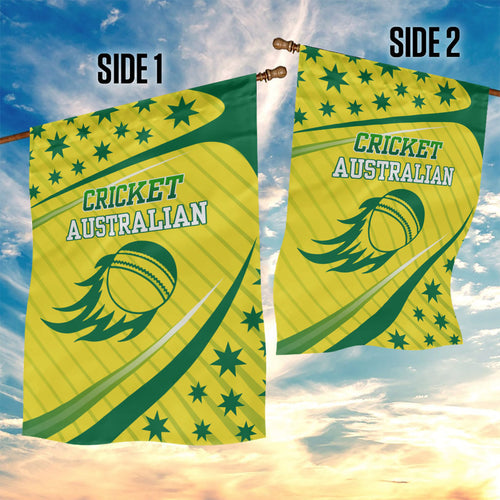 Australian Cricket Garden Flag Southern Cross Stars - Heritage Graphic