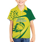 Australian Cricket Hawaiian Shirt Southern Cross Stars - Heritage Graphic