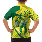 Australian Cricket Hawaiian Shirt Southern Cross Stars - Heritage Graphic