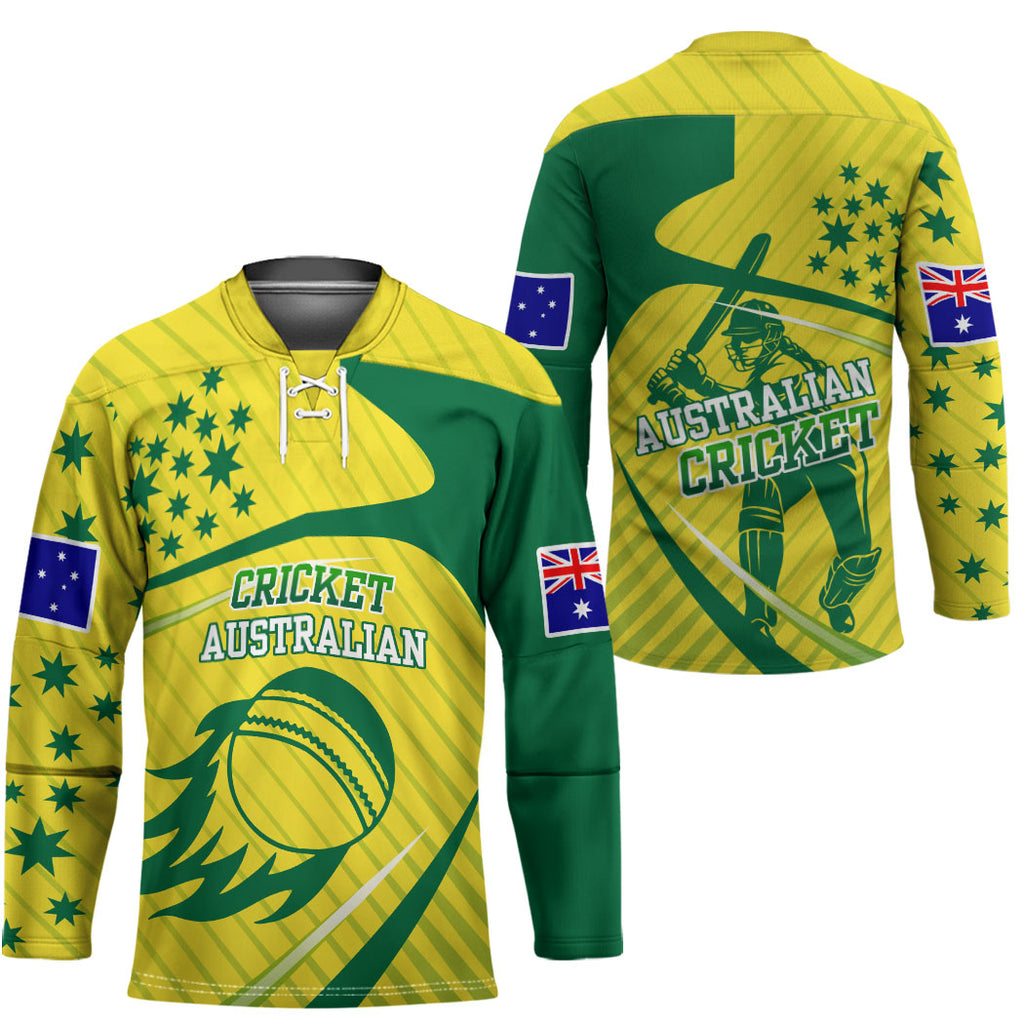 Australian Cricket Hockey Jersey Southern Cross Stars - Heritage Graphic