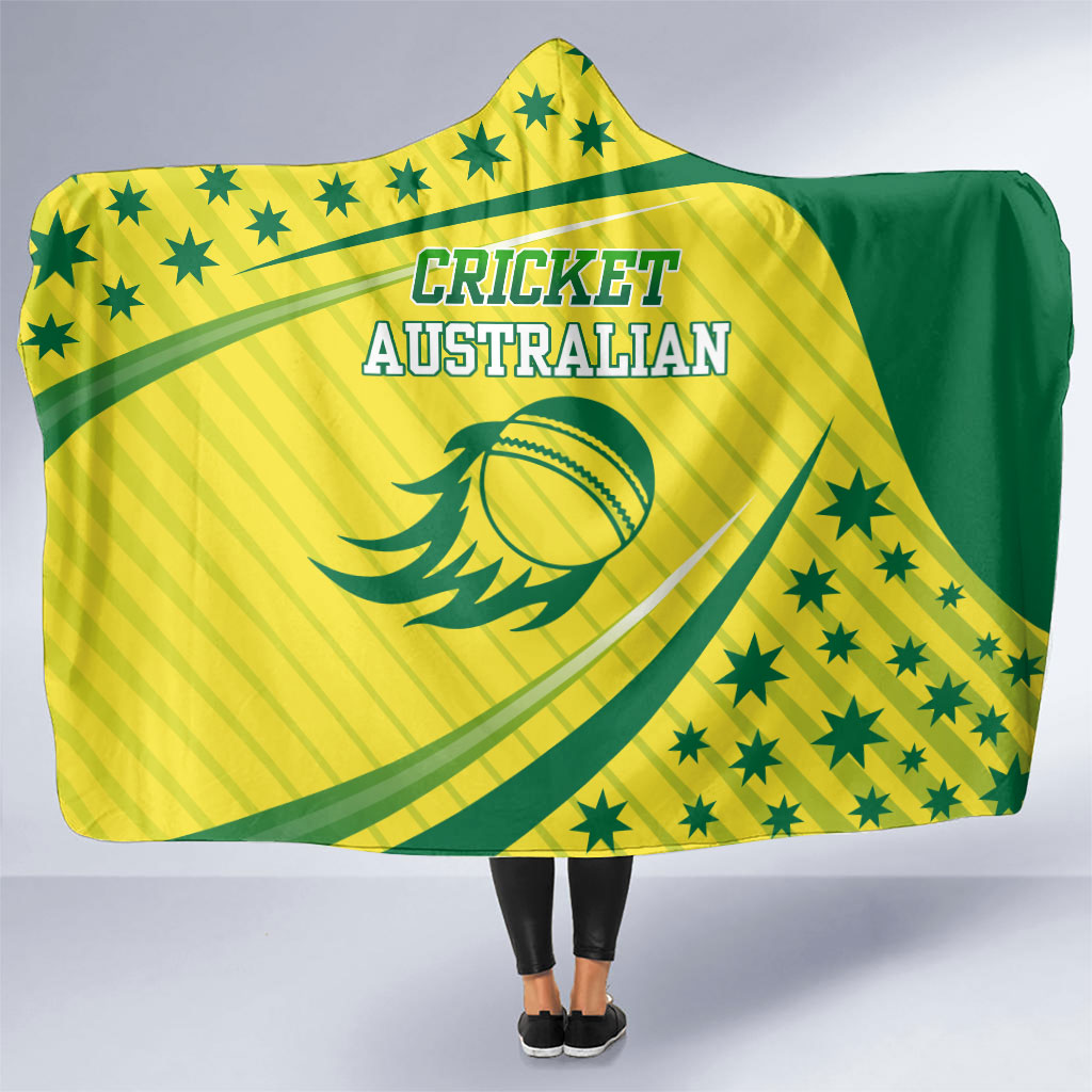 Australian Cricket Hooded Blanket Southern Cross Stars - Heritage Graphic