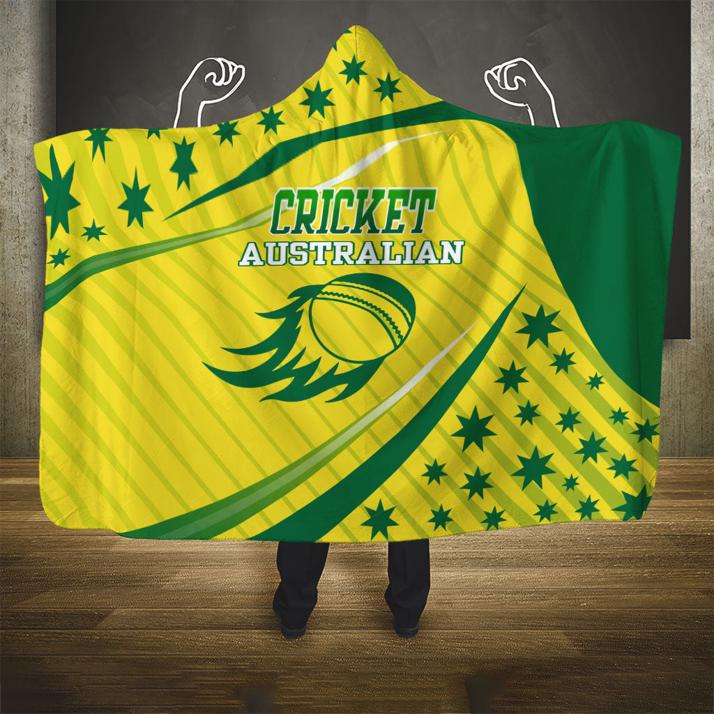 Australian Cricket Hooded Blanket Southern Cross Stars - Heritage Graphic