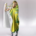 Australian Cricket Hooded Blanket Southern Cross Stars - Heritage Graphic