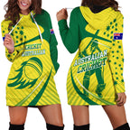 Australian Cricket Hoodie Dress Southern Cross Stars - Heritage Graphic