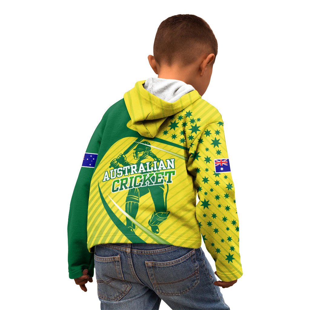 Australian Cricket Kid Hoodie Southern Cross Stars - Heritage Graphic