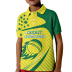 Australian Cricket Kid Polo Shirt Southern Cross Stars - Heritage Graphic