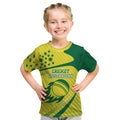 Australian Cricket Kid T Shirt Southern Cross Stars - Heritage Graphic