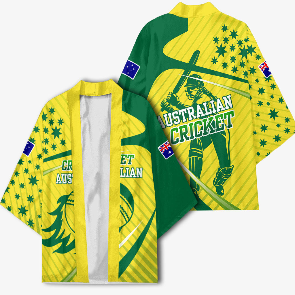 Australian Cricket Kimono Southern Cross Stars - Heritage Graphic