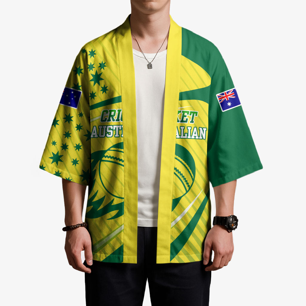 Australian Cricket Kimono Southern Cross Stars - Heritage Graphic