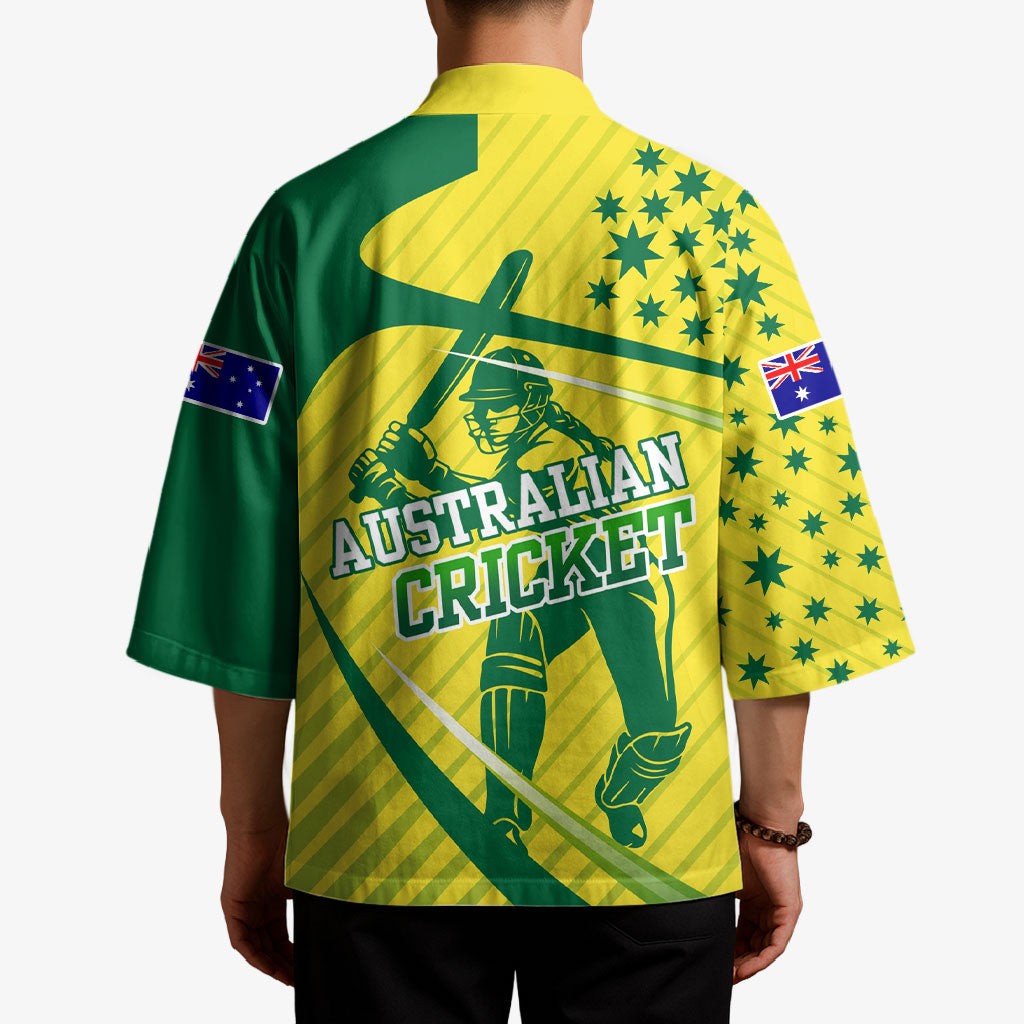 Australian Cricket Kimono Southern Cross Stars - Heritage Graphic