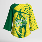 Australian Cricket Kimono Sleeve Blouse Southern Cross Stars - Heritage Graphic