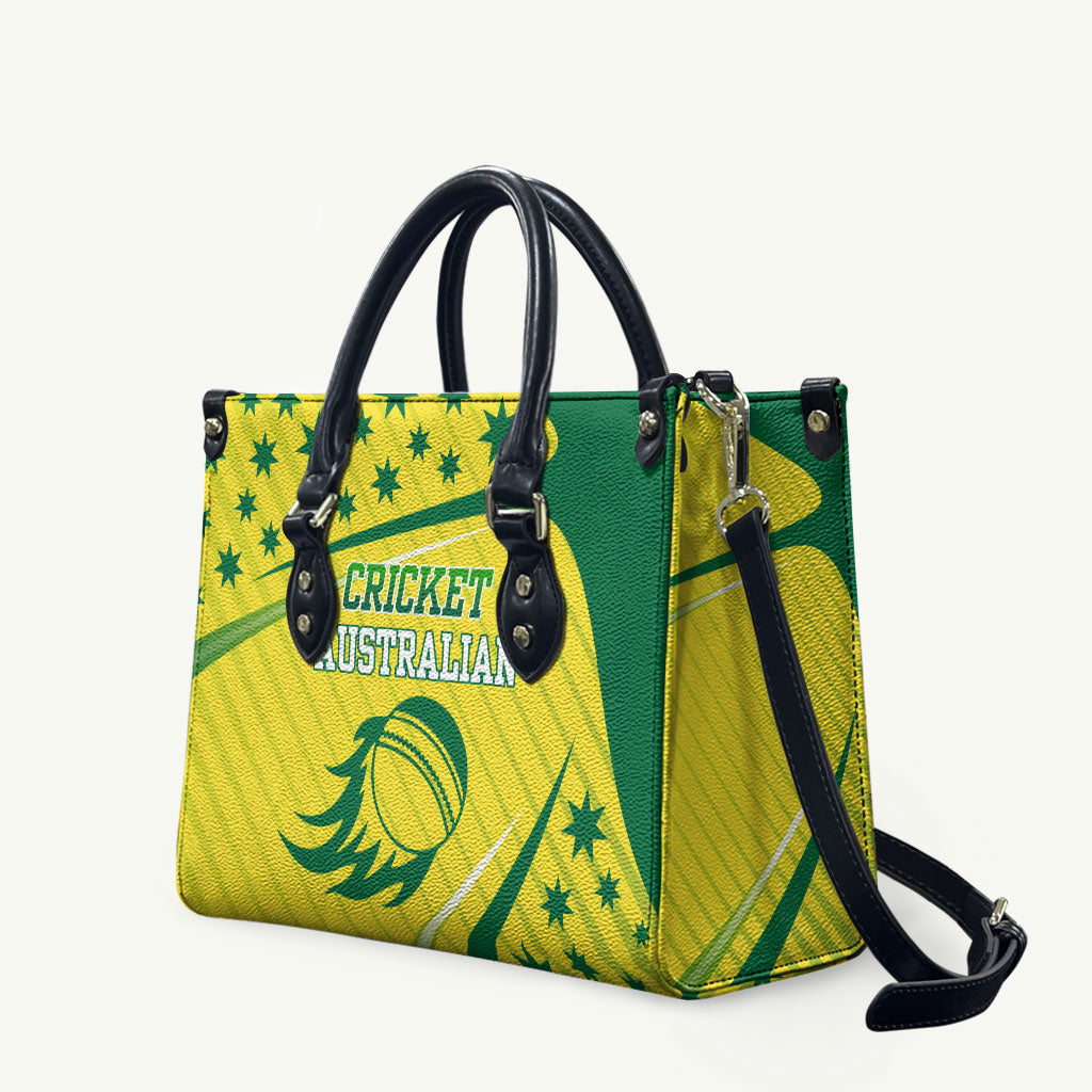 Australian Cricket Leather Bag Southern Cross Stars - Heritage Graphic