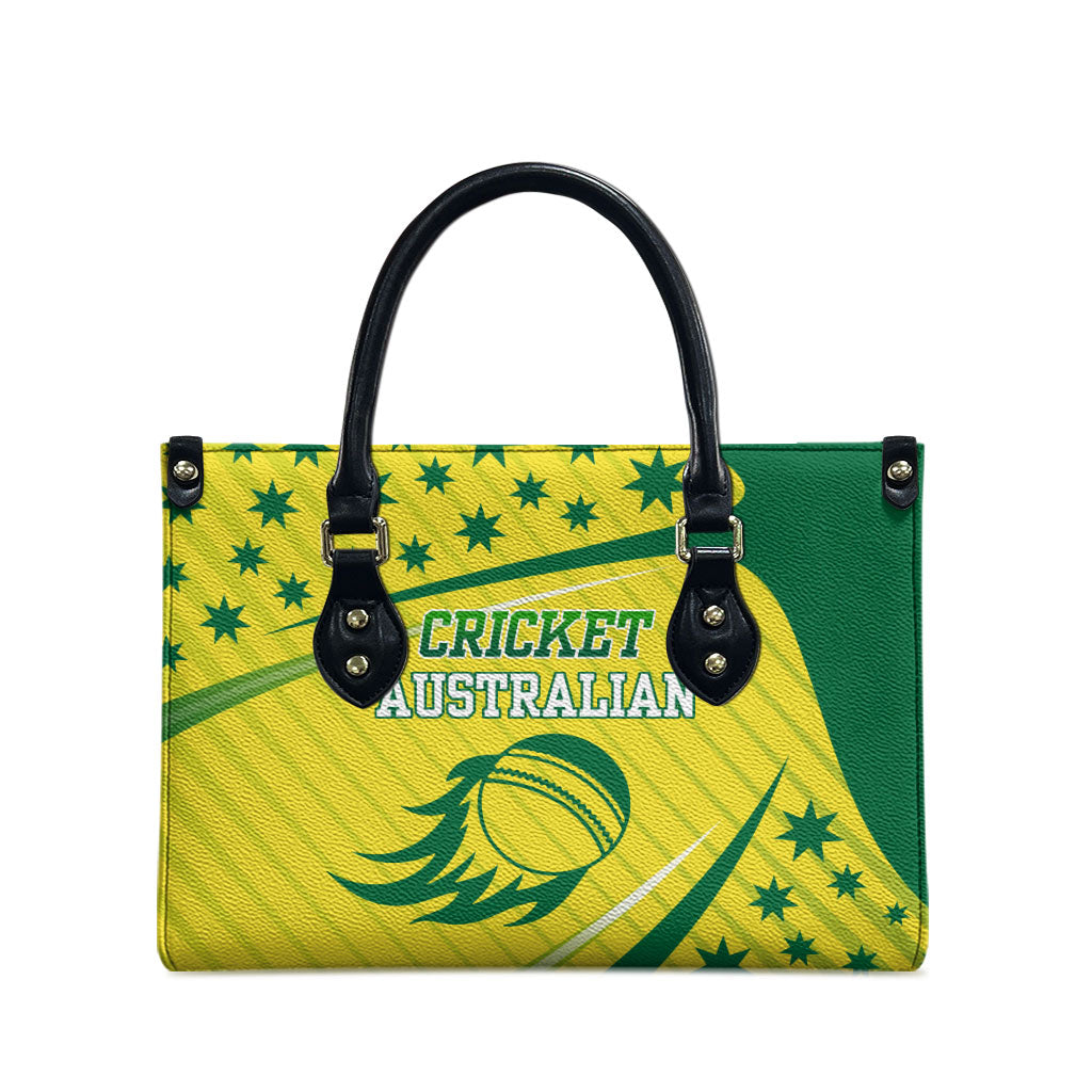 Australian Cricket Leather Bag Southern Cross Stars - Heritage Graphic