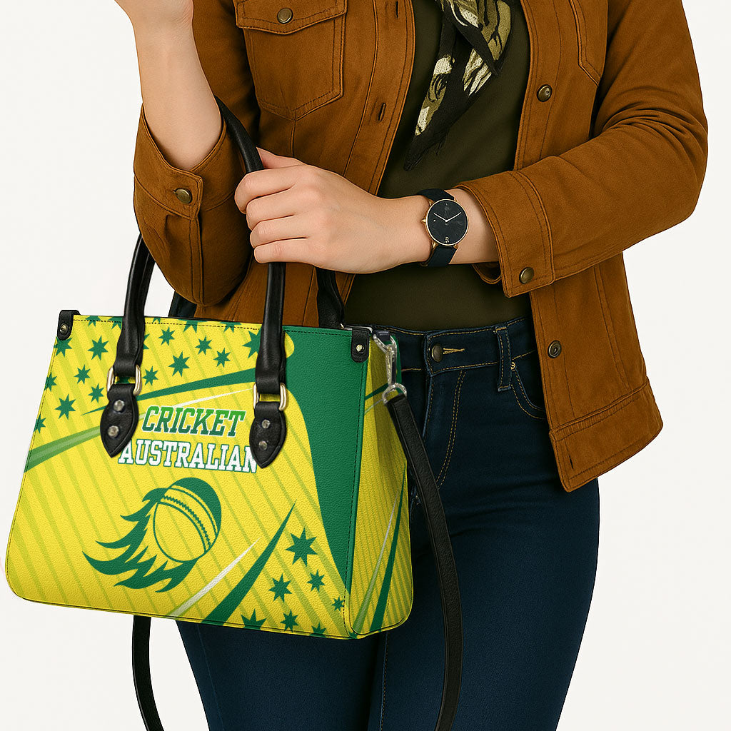 Australian Cricket Leather Bag Southern Cross Stars - Heritage Graphic