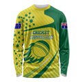 Australian Cricket Long Sleeve Shirt Southern Cross Stars - Heritage Graphic