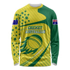 Australian Cricket Long Sleeve Shirt Southern Cross Stars - Heritage Graphic