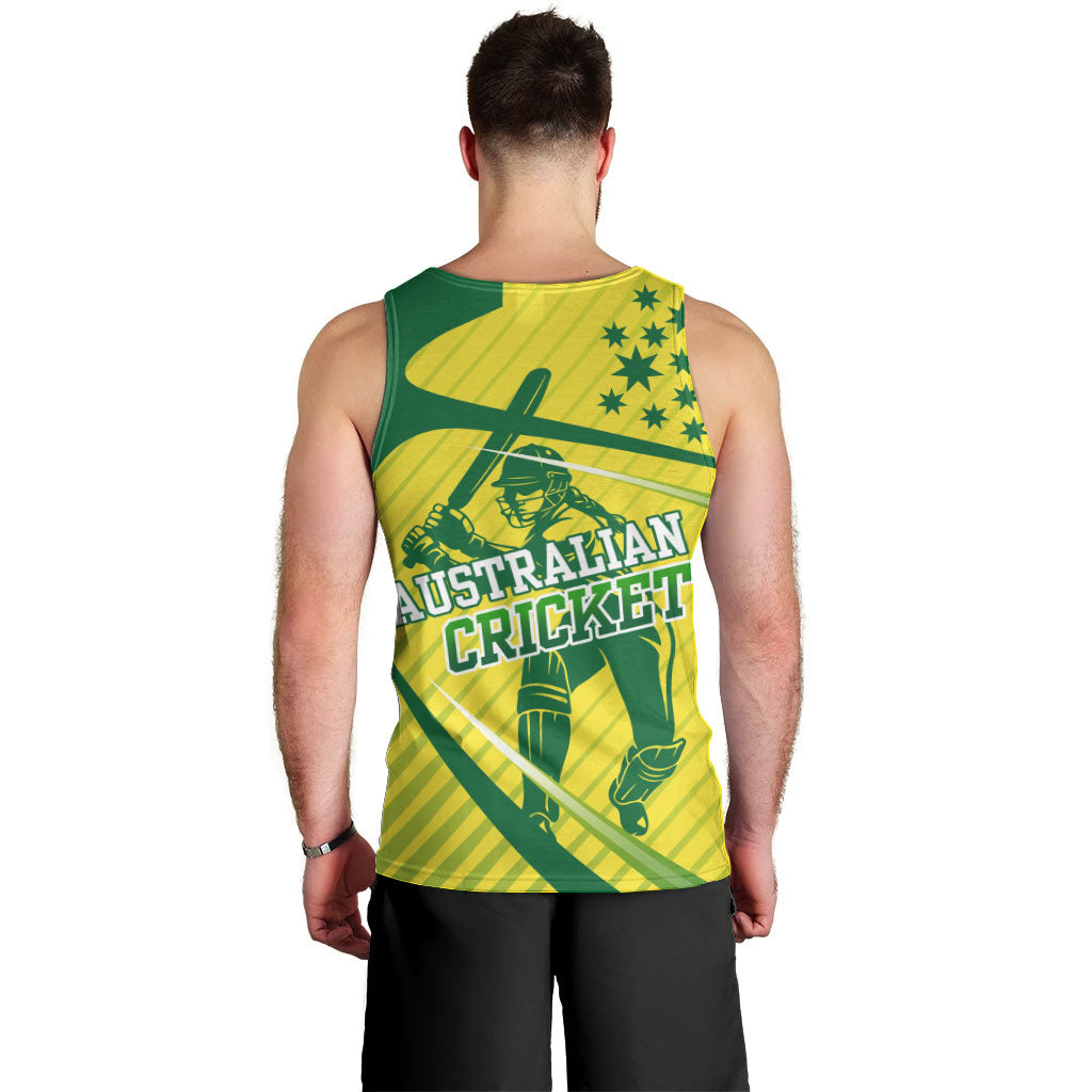 Australian Cricket Men Tank Top Southern Cross Stars - Heritage Graphic