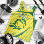 Australian Cricket Men Tank Top Southern Cross Stars - Heritage Graphic