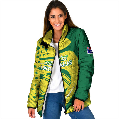 Australian Cricket Padded Jacket Southern Cross Stars - Heritage Graphic