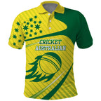 Australian Cricket Polo Shirt Southern Cross Stars - Heritage Graphic