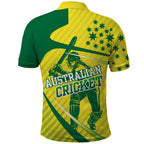 Australian Cricket Polo Shirt Southern Cross Stars - Heritage Graphic