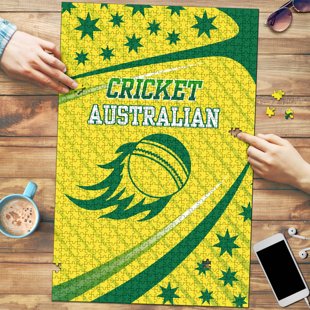 Australian Cricket Puzzle Southern Cross Stars - Heritage Graphic
