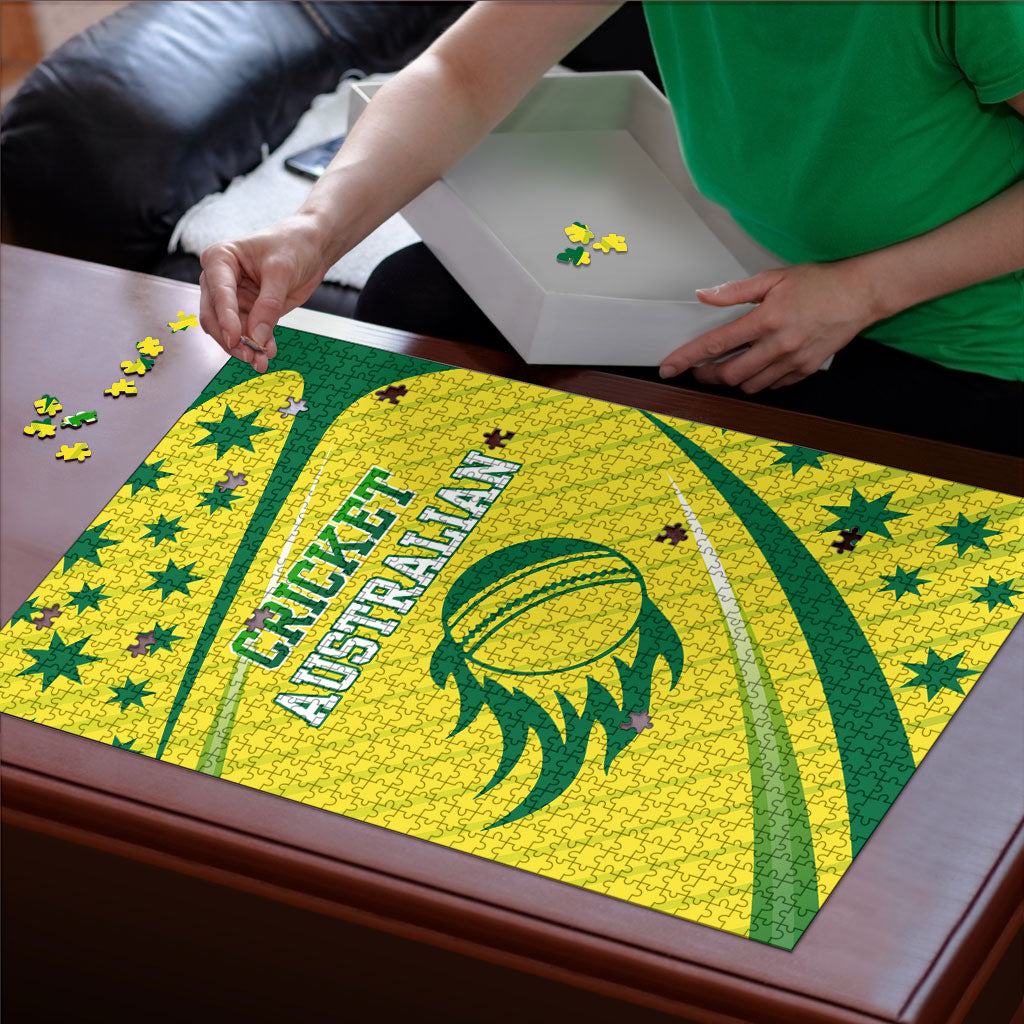 Australian Cricket Puzzle Southern Cross Stars - Heritage Graphic