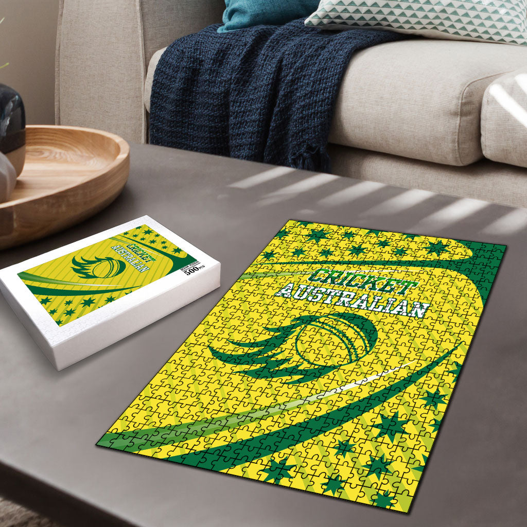 Australian Cricket Puzzle Southern Cross Stars - Heritage Graphic