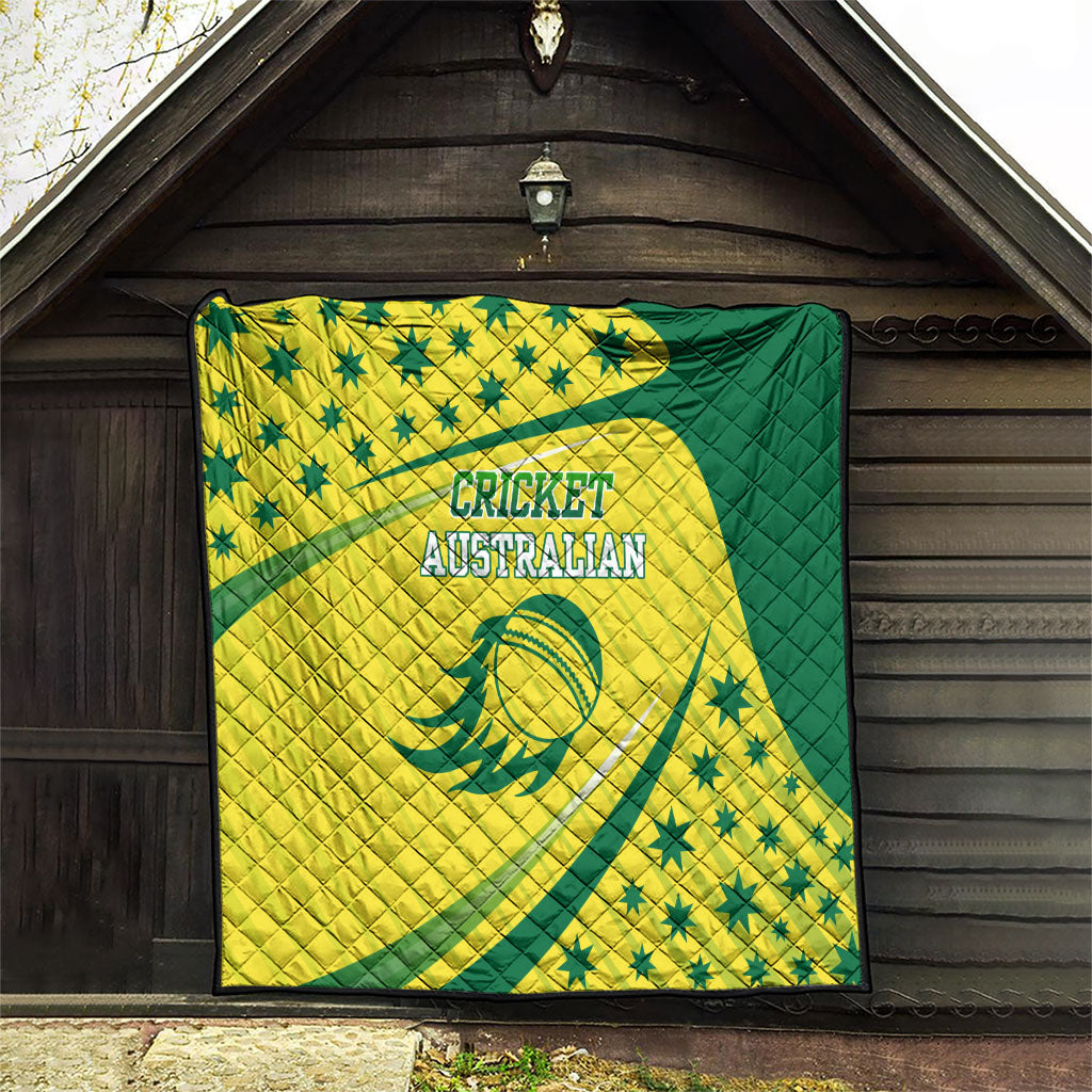 Australian Cricket Quilt Southern Cross Stars - Heritage Graphic
