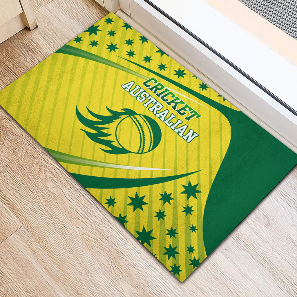 Australian Cricket Rubber Doormat Southern Cross Stars - Heritage Graphic