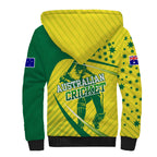 Australian Cricket Sherpa Hoodie Southern Cross Stars - Heritage Graphic