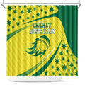 Australian Cricket Shower Curtain Southern Cross Stars - Heritage Graphic