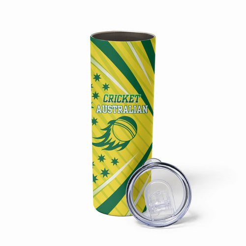 Australian Cricket Skinny Tumbler Southern Cross Stars - Heritage Graphic