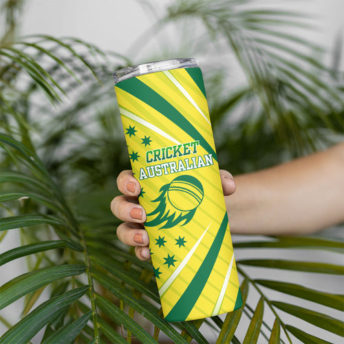 Australian Cricket Skinny Tumbler Southern Cross Stars - Heritage Graphic
