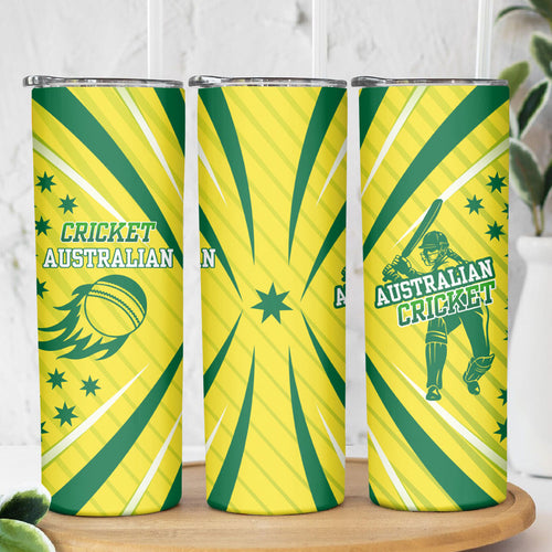 Australian Cricket Skinny Tumbler Southern Cross Stars - Heritage Graphic