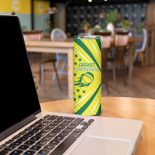 Australian Cricket Skinny Tumbler Southern Cross Stars - Heritage Graphic