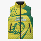 Australian Cricket Sleeveless Puffer Jacket Southern Cross Stars - Heritage Graphic