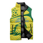 Australian Cricket Sleeveless Puffer Jacket Southern Cross Stars - Heritage Graphic