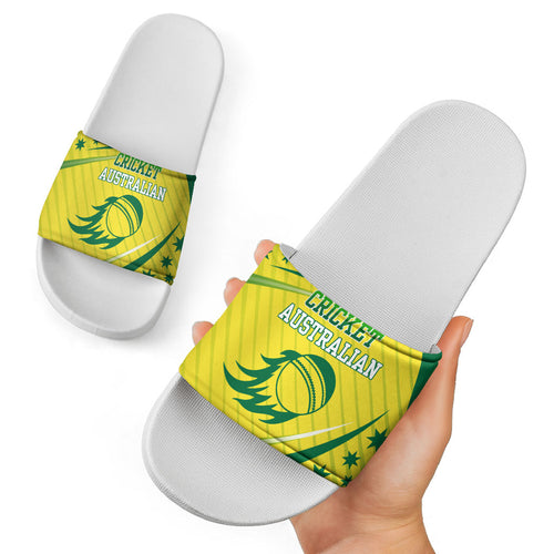 Australian Cricket Slide Sandals Southern Cross Stars - Heritage Graphic